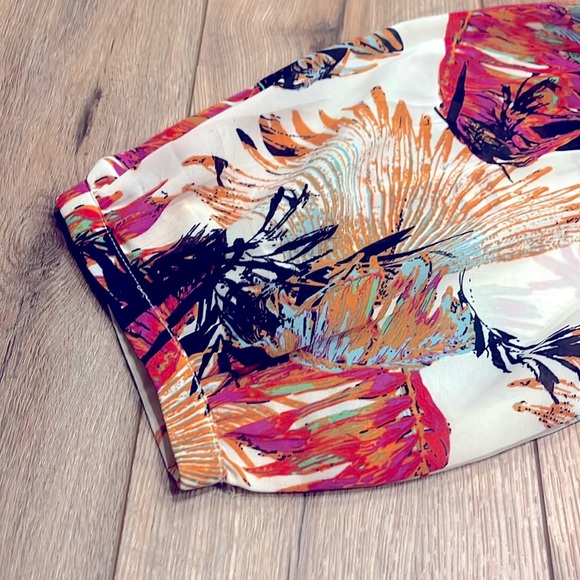 Daniel Rainn short sleeve blouse shirt top tunic lightweight 1X colorful - Picture 4 of 8